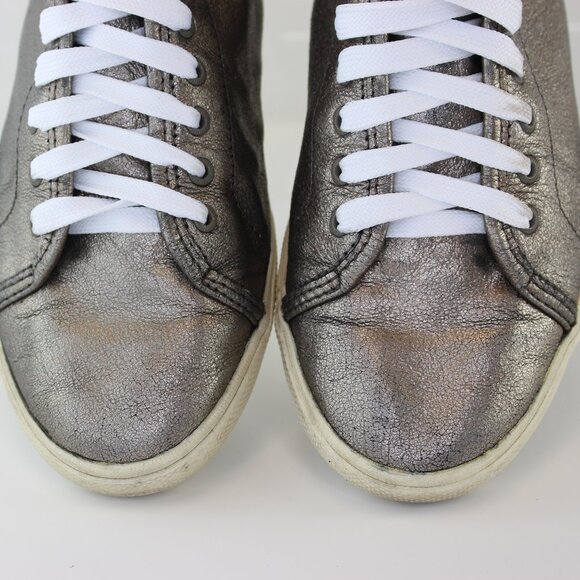 Frye Pewter Glitter Sneakers Shoes (7.5 US) - Picture 4 of 9